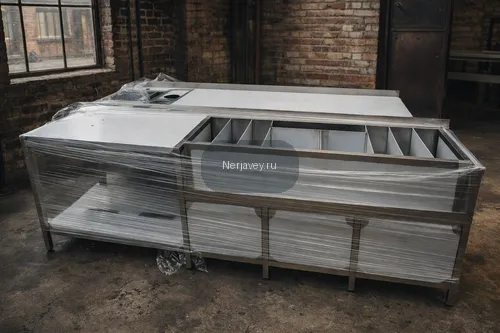Барная станция 2200х600 с ящиками