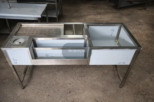 Барная станция 1600х700 с мойкой для ринзера