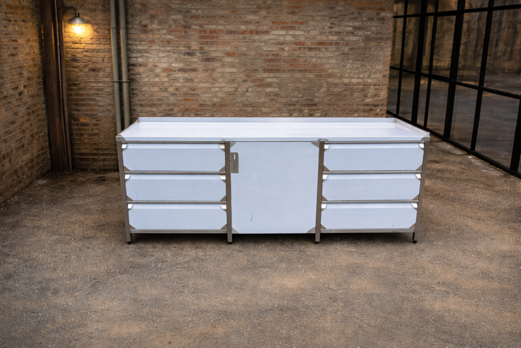 Тумба из нержавейки 1800х600х850